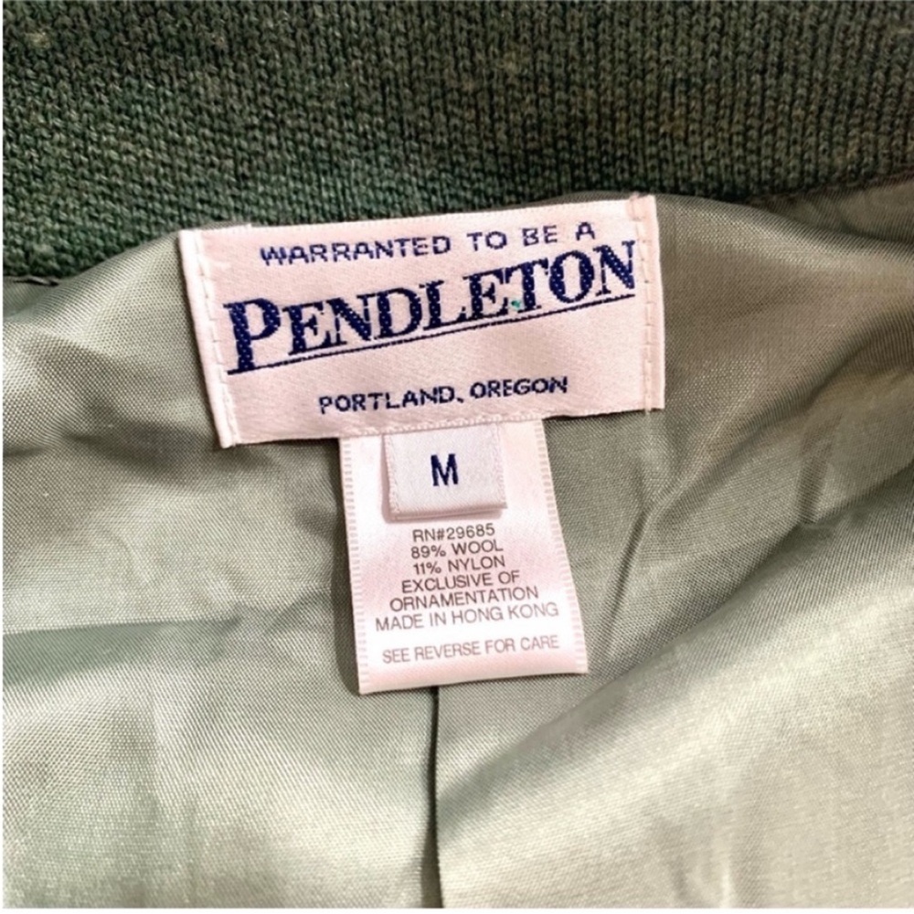 Pendleton Cardigan Sweater Vintage 80’s Romantic Rose Embroidered Women’s Medium - Picture 13 of 15